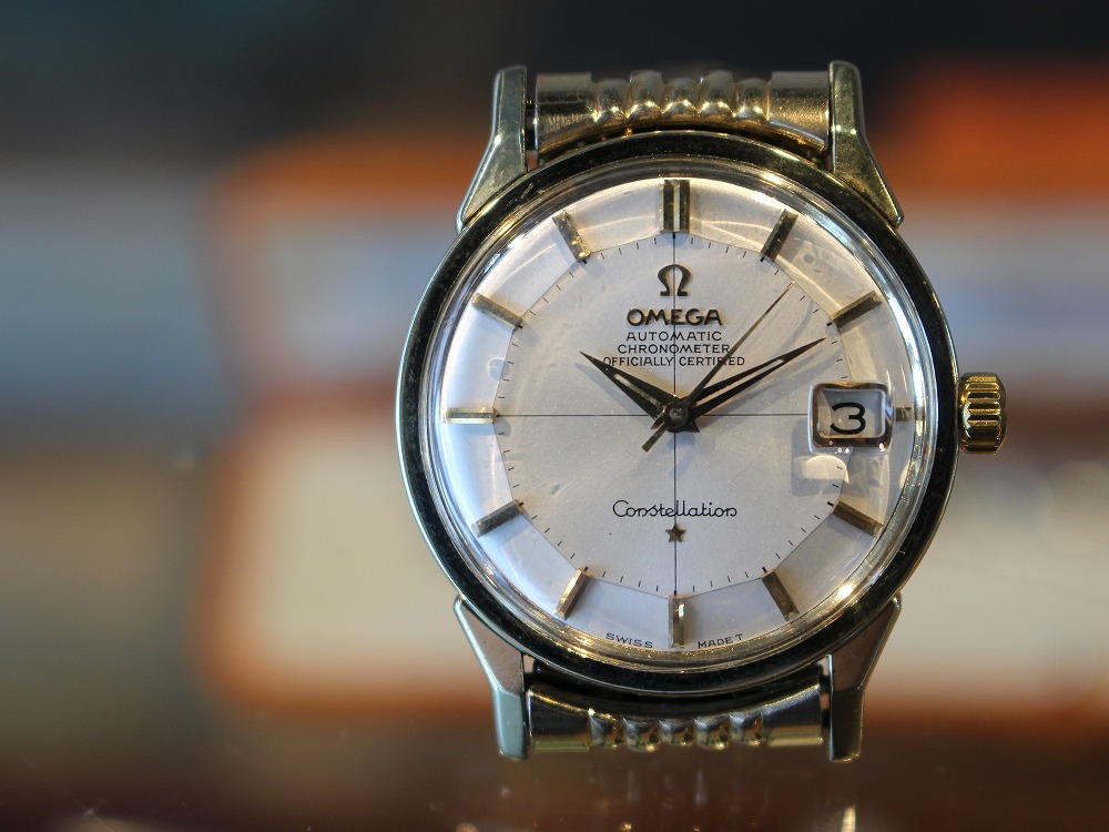 OMEGA コンステレーション 12角 パイパンダイヤル オメガ腕時計 