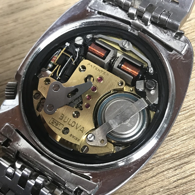 ブローバ/アキュトロン/音叉時計/黒文字盤/ref741/cal2181/60s/Bulova