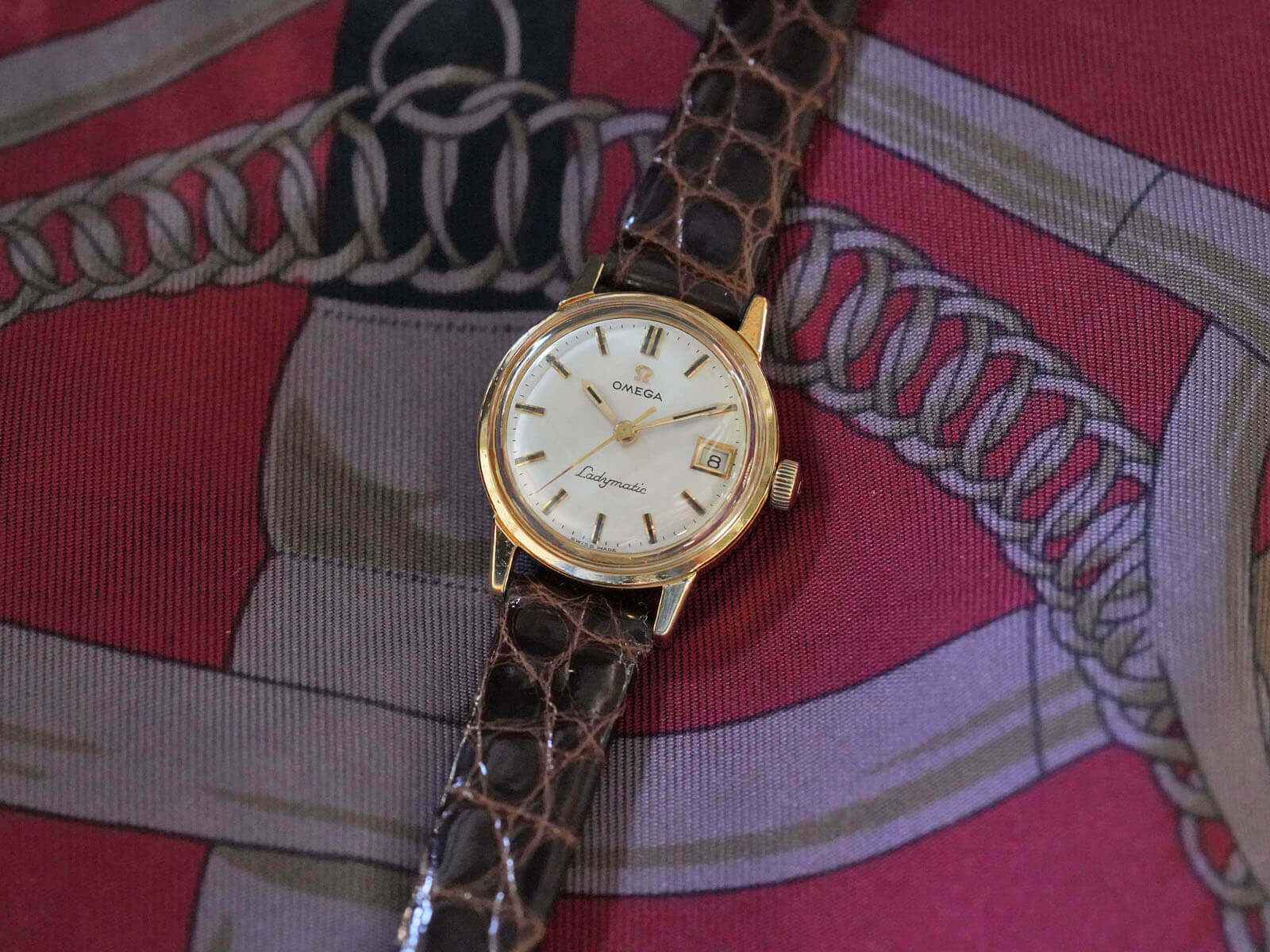 お買得】 OMEGA - OH済 1956年製 オメガ レディマティック初代モデル