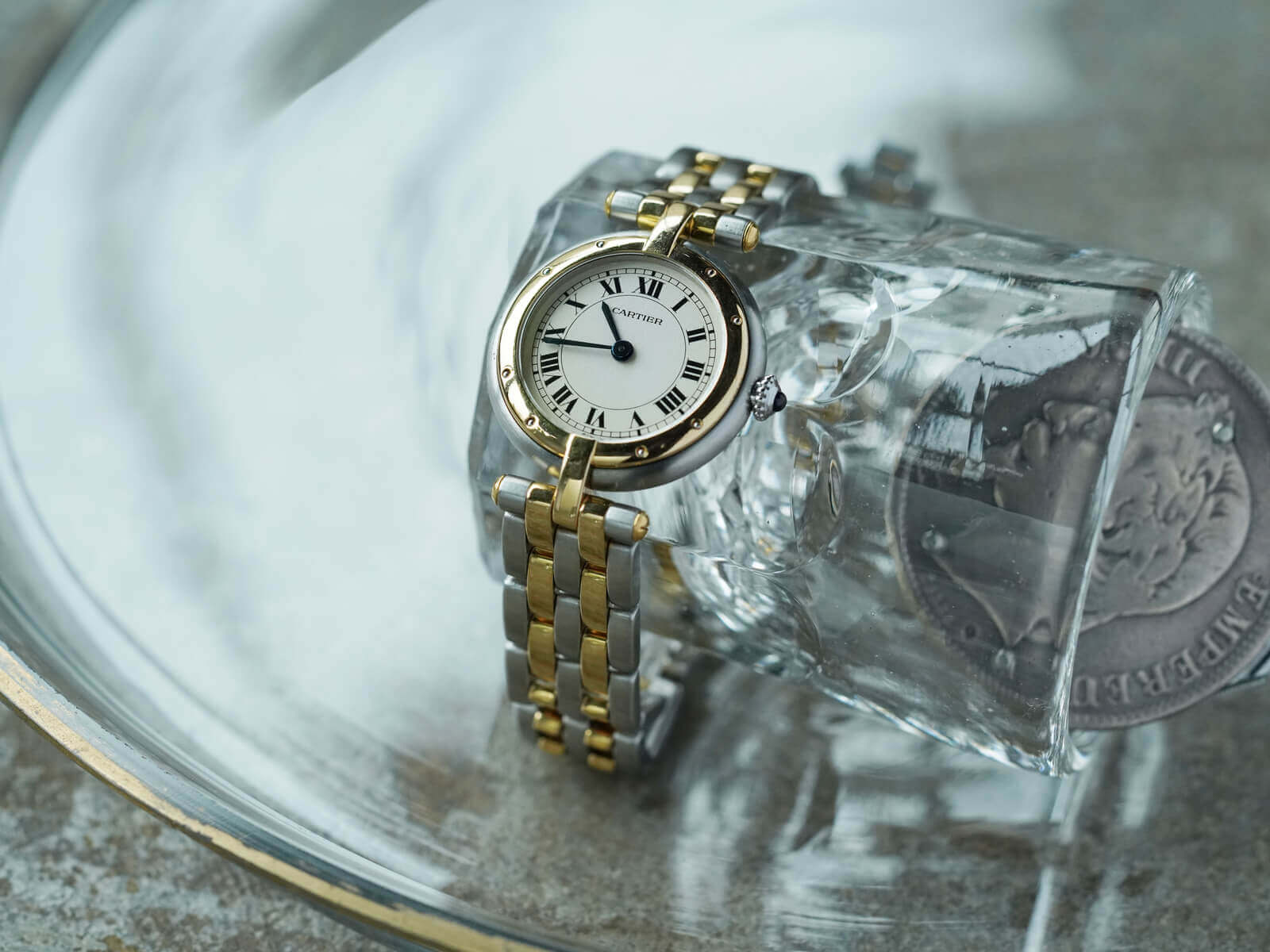 ケース23cmレア 良品 カルティエ 腕時計 パンテール ヴァンドーム ...