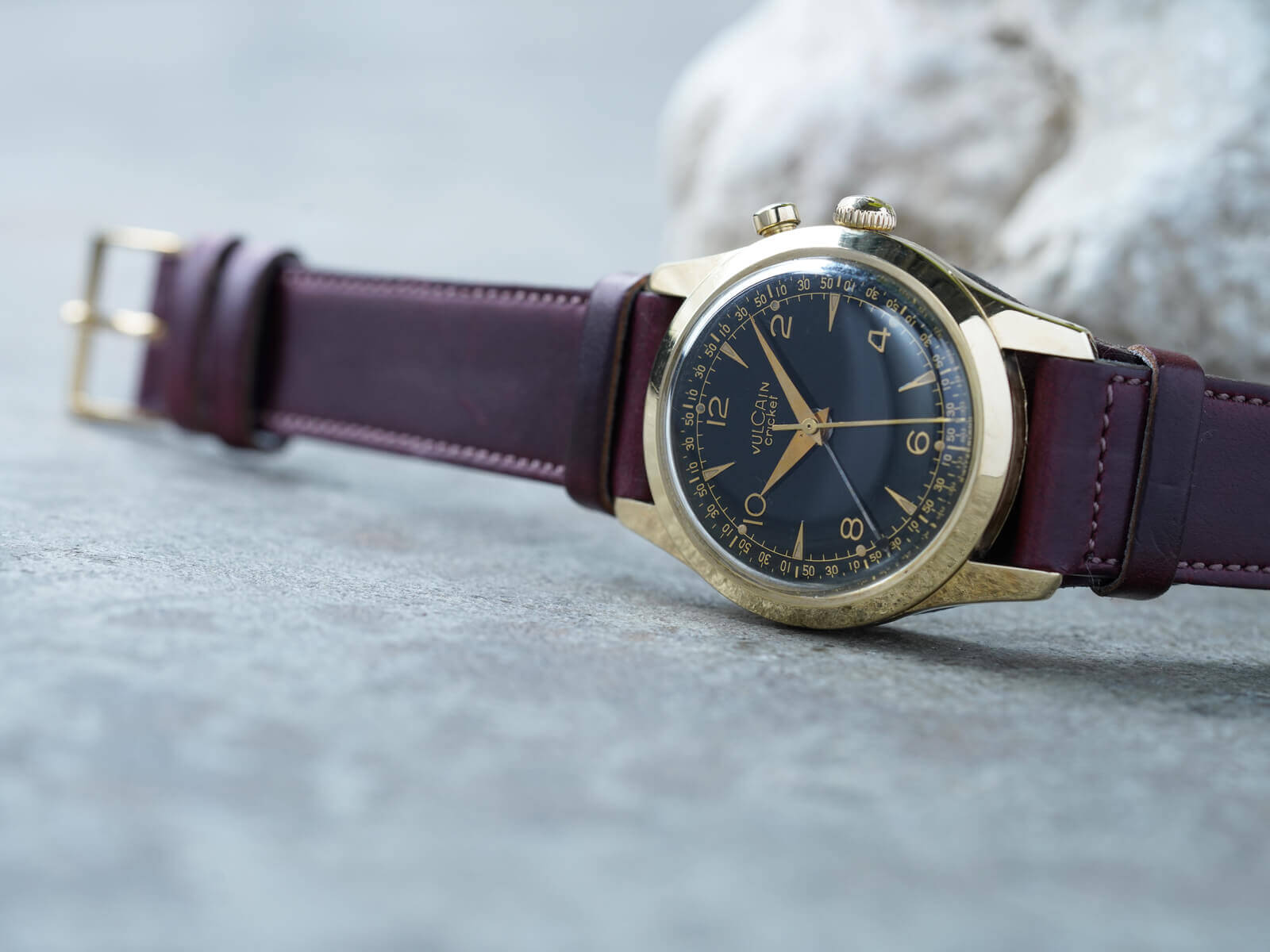 ヴァルカン クリケット デュアルタイム 手巻き アラーム レア物 - メンズ腕時計