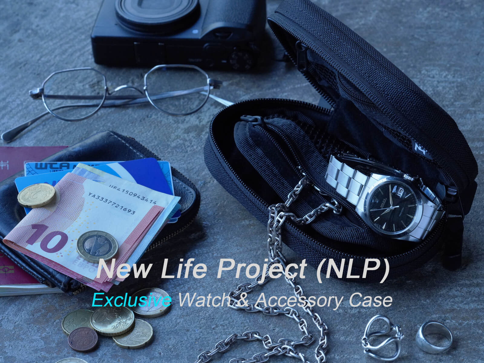 New Life Project（NLP）×江口洋品店・江口時計店　watch&accessory case
