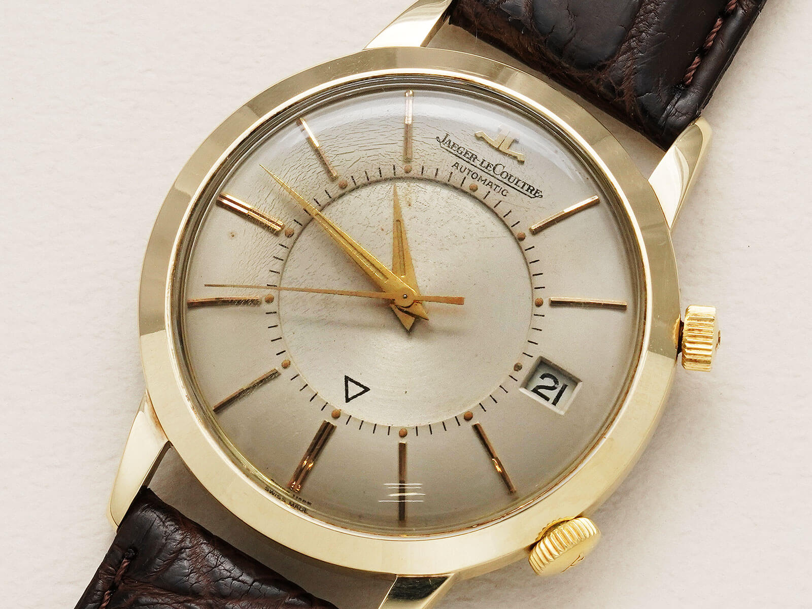 【10金張り 高級スイス時計】◆LE COULTRE/ルクルト/メモボックス