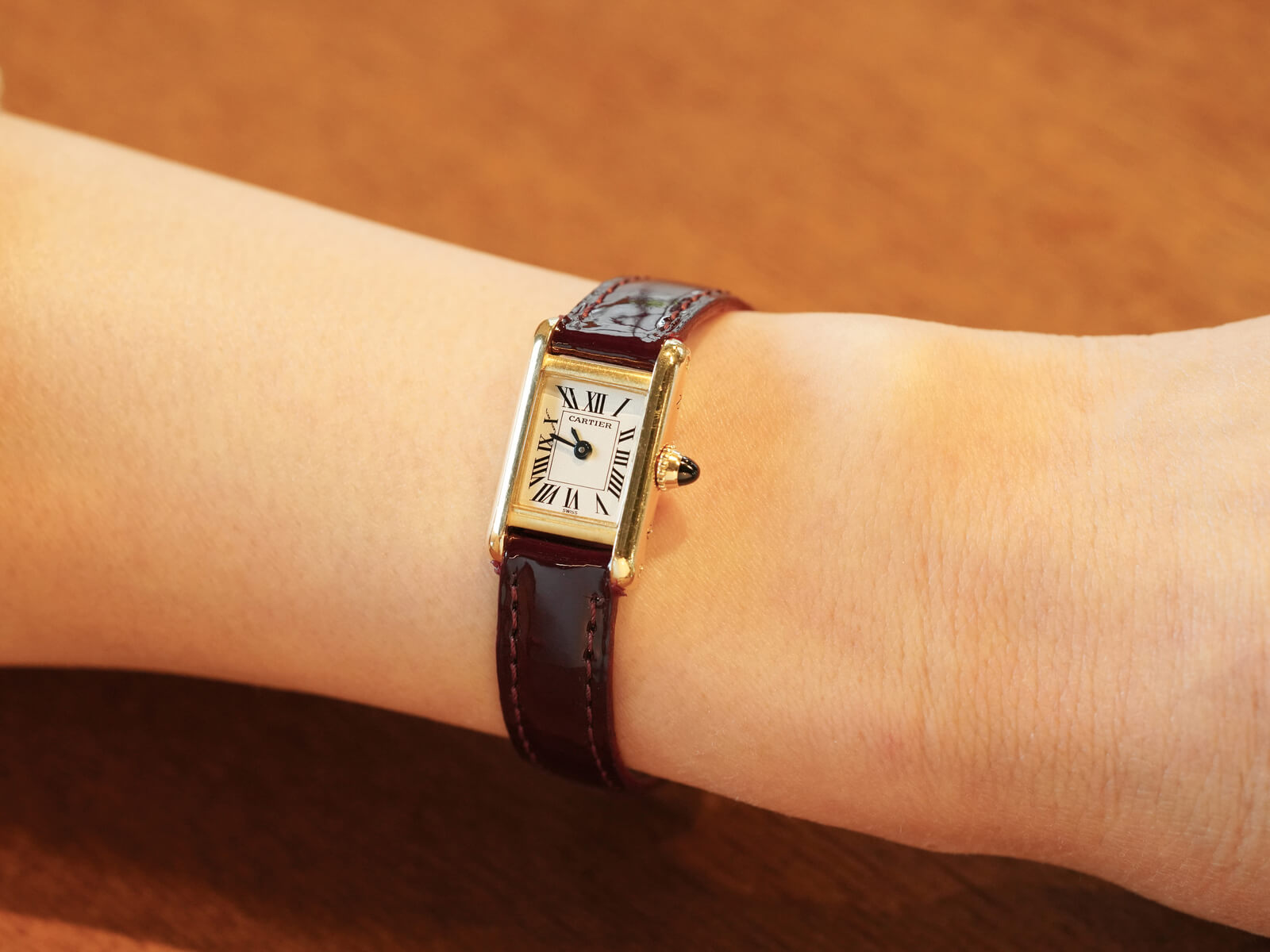カルティエ Cartier ミニタンク 腕時計 レディース