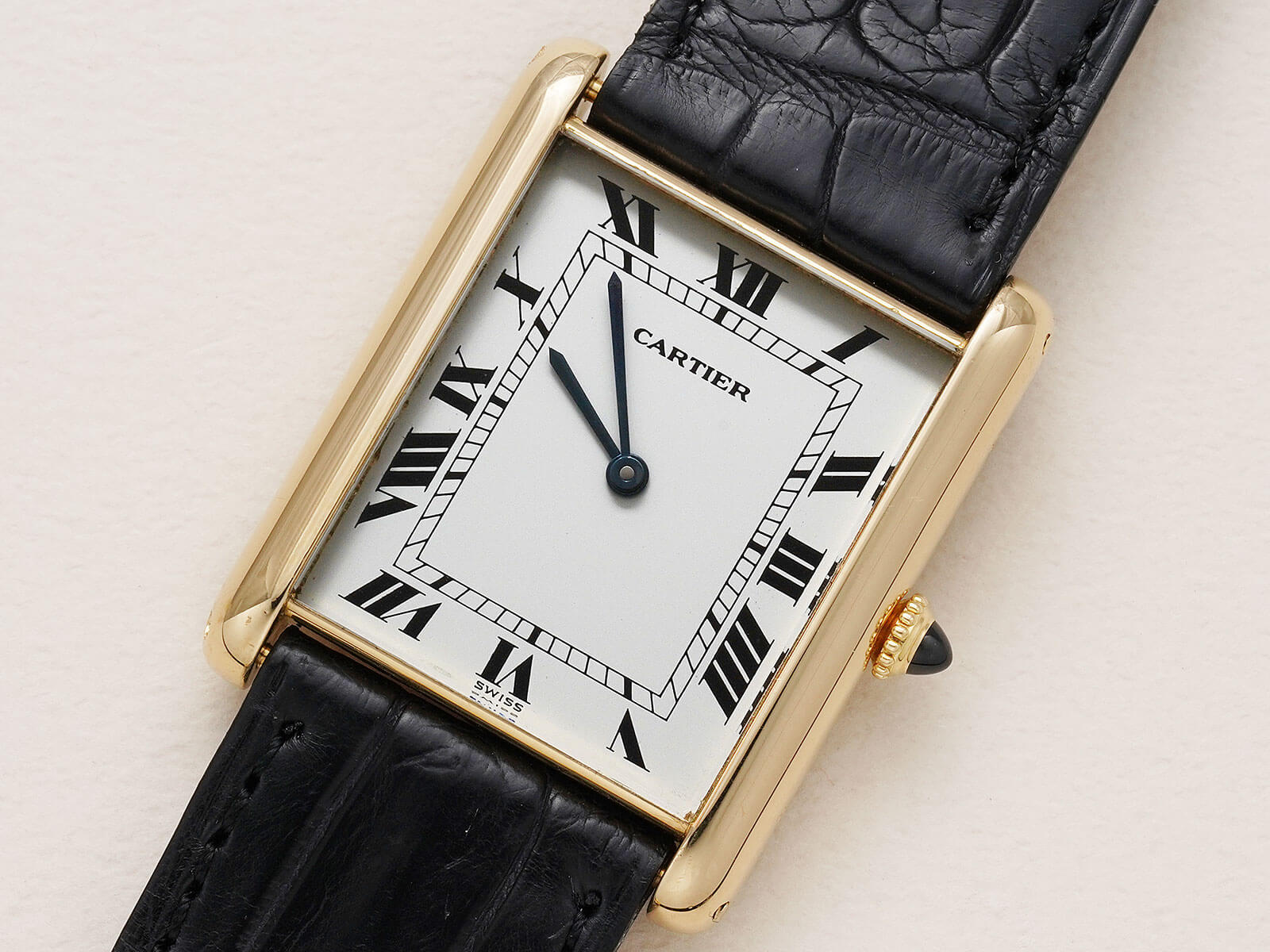 HQ Milton - 1970's Cartier 18K YG Louis Cartier Tank Jumbo