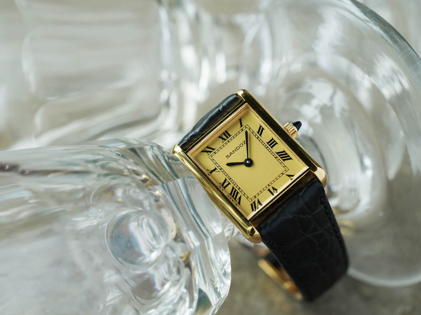 SANDOZ 腕時計 vintage 手巻き - 腕時計