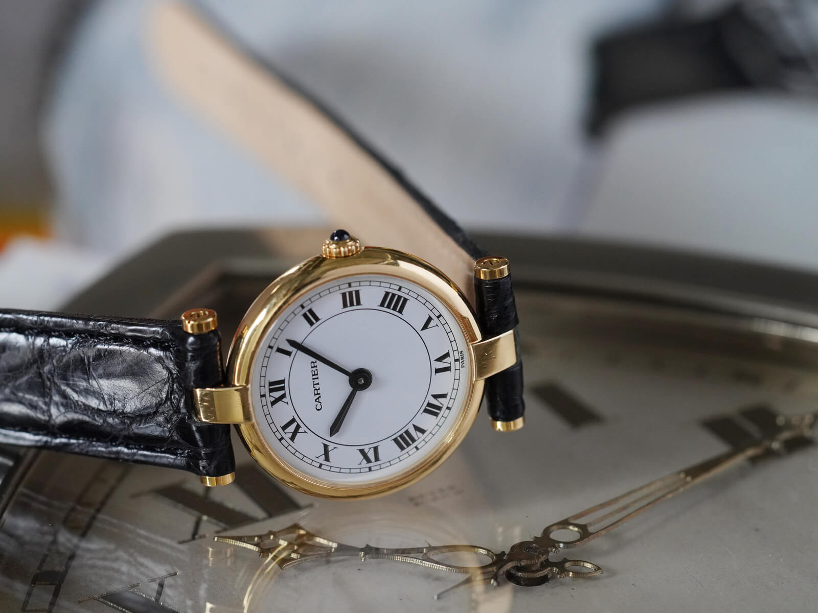 【OH済/ベルト2色】カルティエ ルイ ヴァンドーム レディース 腕時計