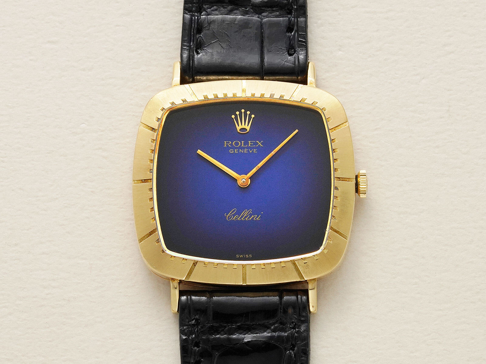 J52194 ROLEX 4083/8 Cellini ブルーグラデーション ...