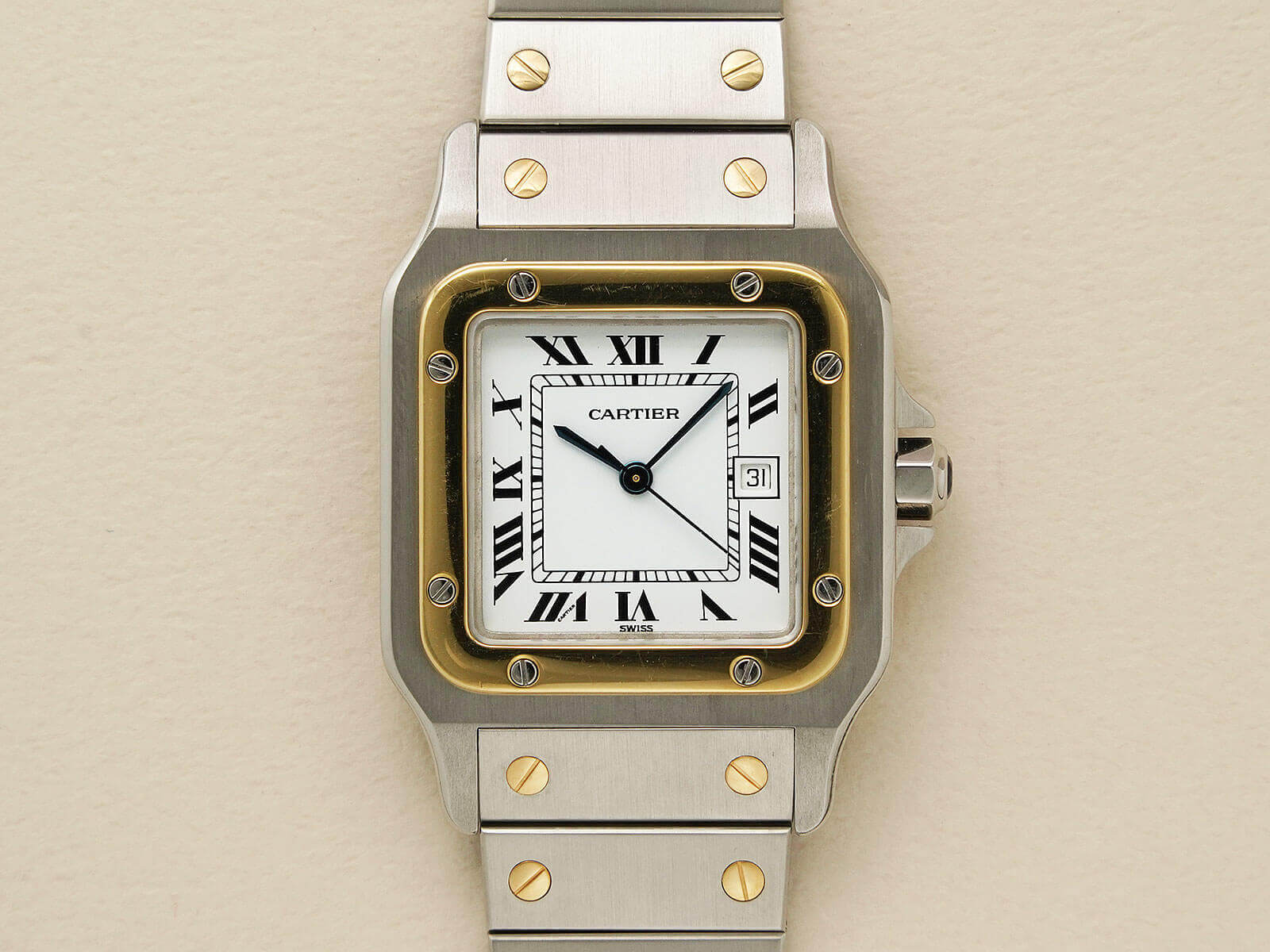 Cartier カルティエ サントスガルベ コンビ オートマ - 時計