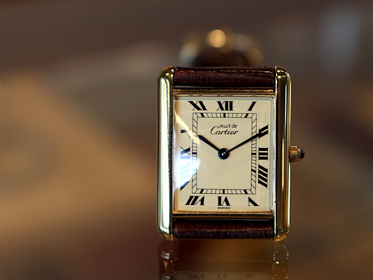 カルティエ マスト タンク アイボリー ローマン LM Cartier - 時計