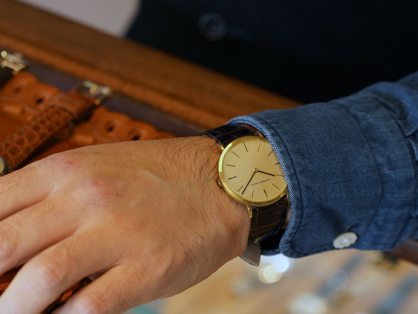 直販廉価オーデマ ピゲ Audemars Pignet 腕時計ケース ブラウン 空箱 時計