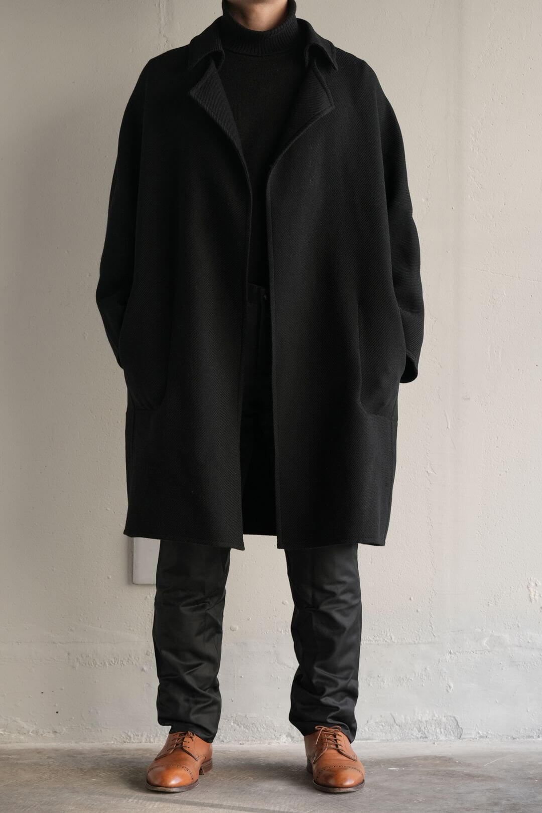 エルメス HERMES 名作マルジェラ期 ラムレザースウェードロングシャツジャケット ハーフコート Hロゴボタン ブラウン 36 98SS レディース  122-901906080004 | ベクトルパーク